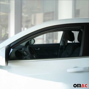 Kia Sportage Wind Deflector - Omac - Acrylic 2 Pcs - Black Smoke - 2011-2016 Kia Sportage Wind Deflector - Omac - Acrylic 2 Pcs - Black Smoke - 2011-2016